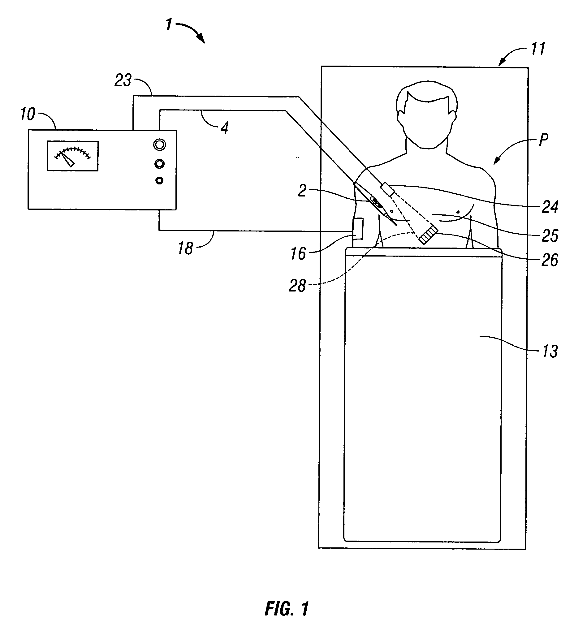 System and method for projecting a virtual user interface for controlling electrosurgical generator