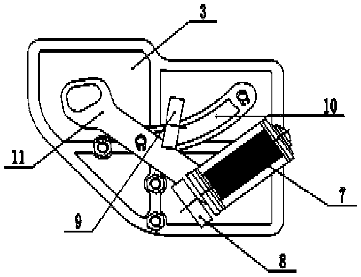 Electromagnetically driven braided fabric pulling device