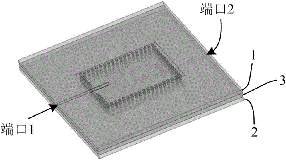 Mini double-frequency band pass filter based on stacked substrate integrated waveguide