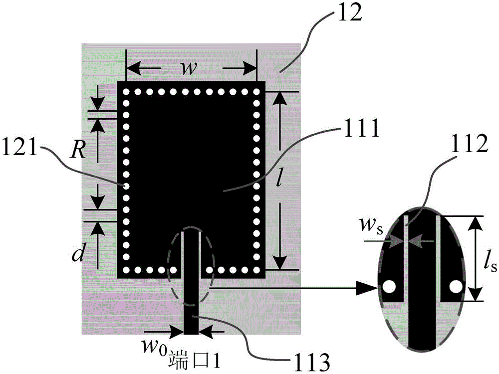 Mini double-frequency band pass filter based on stacked substrate integrated waveguide