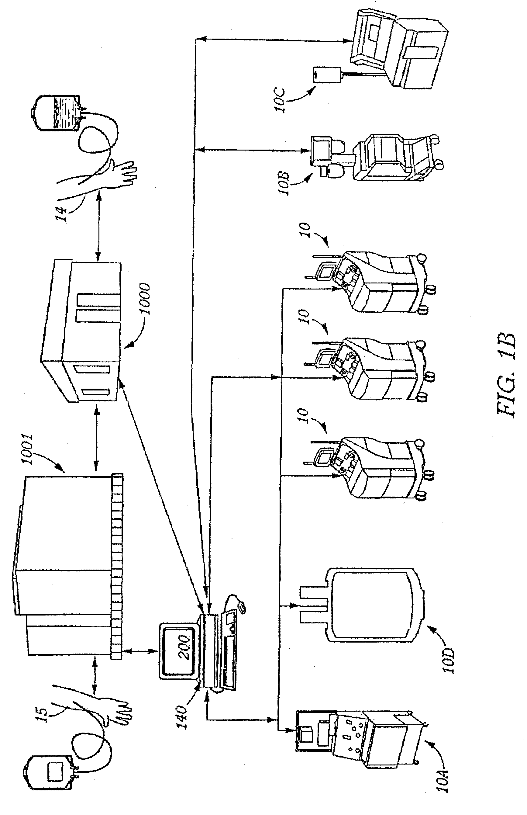 Extracorporeal blood processing information management system