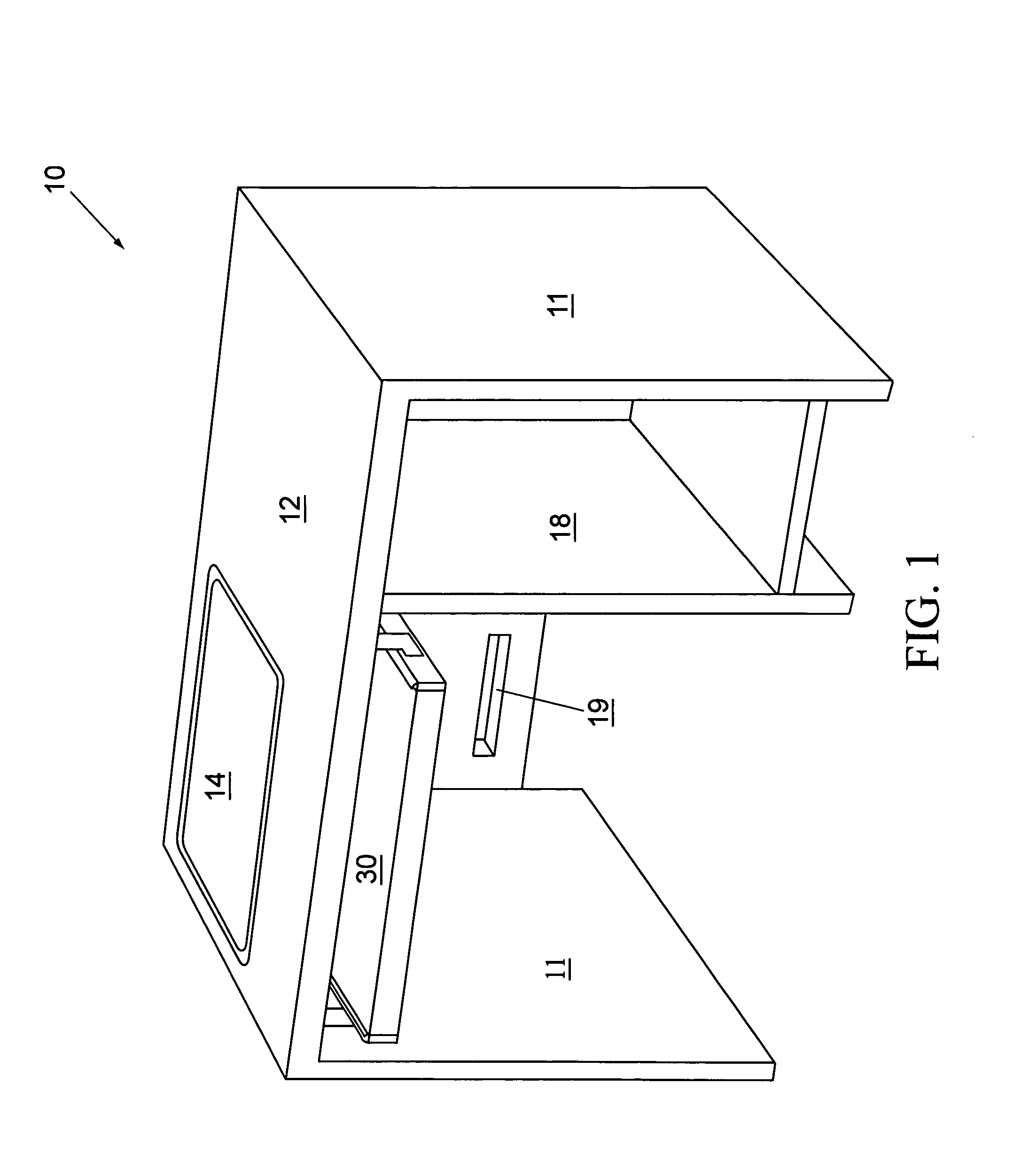 Integrated flat panel workstation system