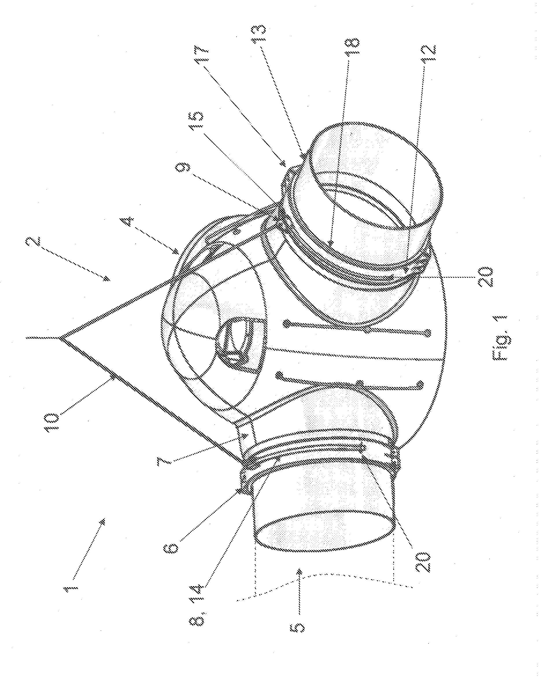 Lifting device for a rotor of a wind turbine