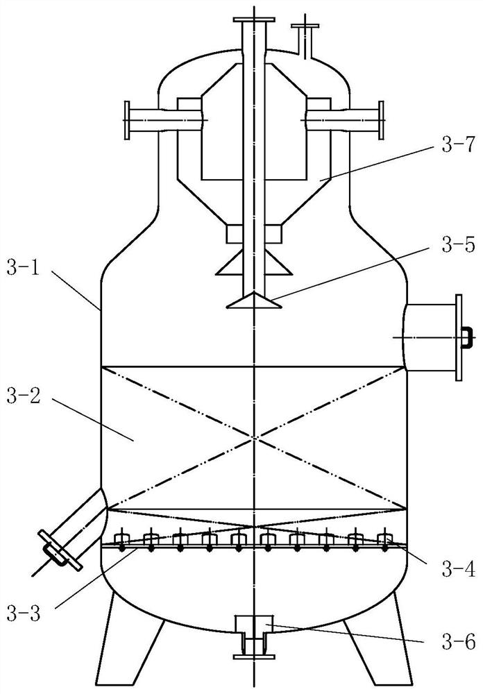 Flash evaporation-sedimentation-fluidized bed separation combined purification method and device for coal gasification black water