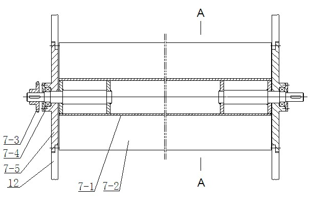 Dust cage type air flow web forming machine