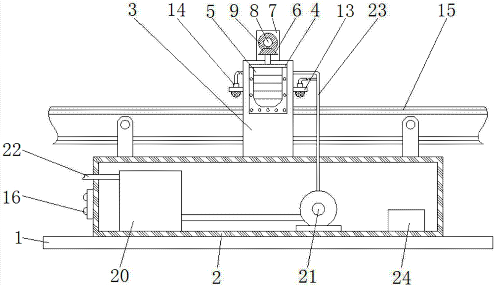 Adjustable autocontrol spray humidification device of producing corrugated paper board