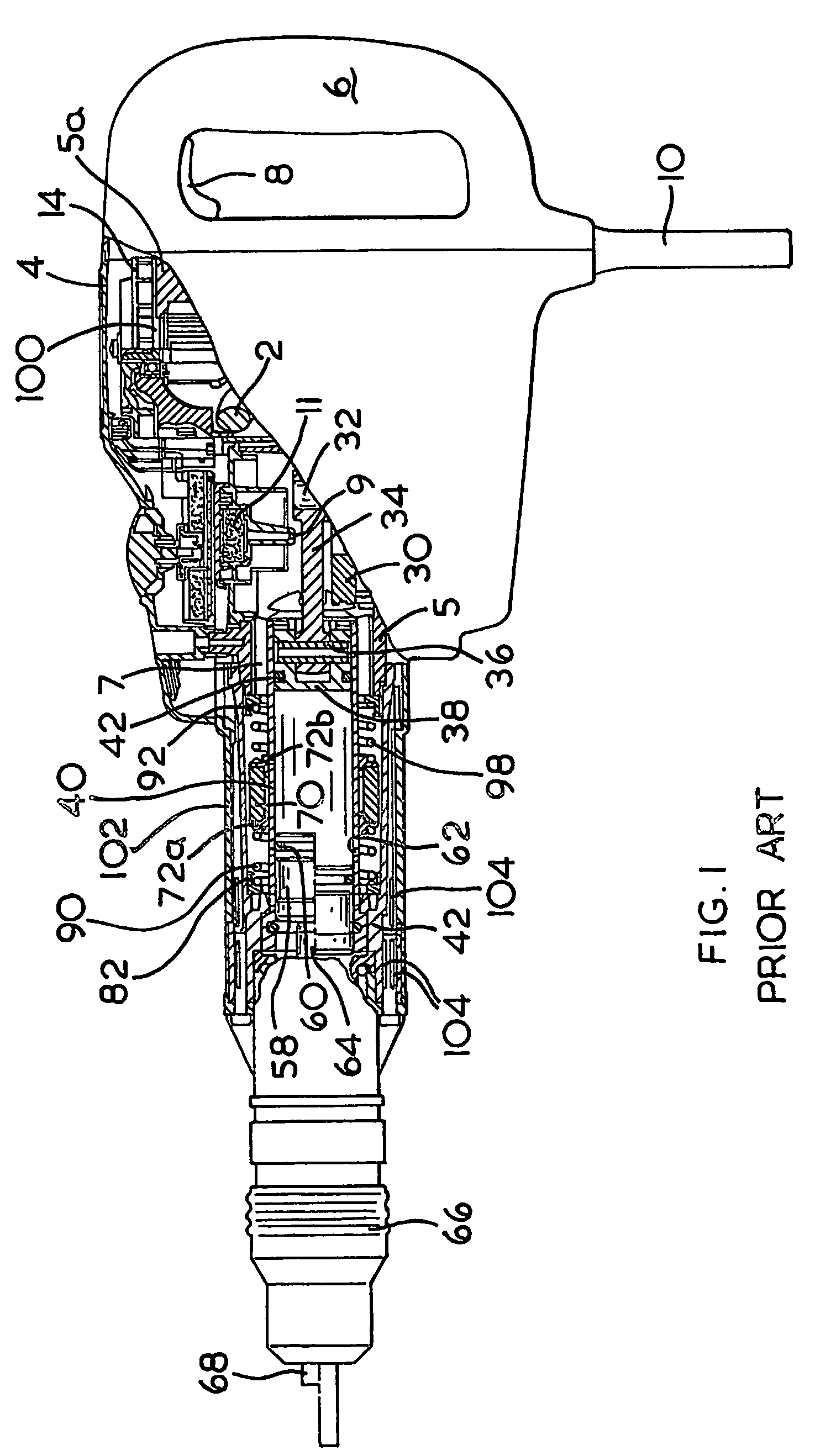 Vibration reduction apparatus for power tool and power tool incorporating such apparatus