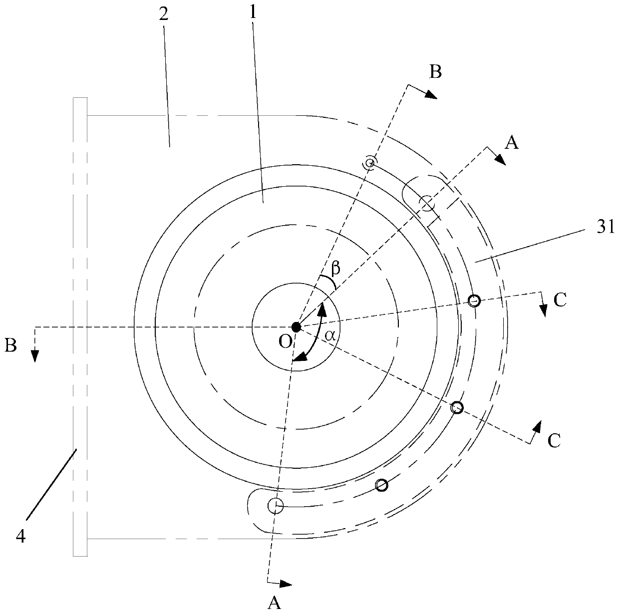 A kind of pulley device and crane for crane