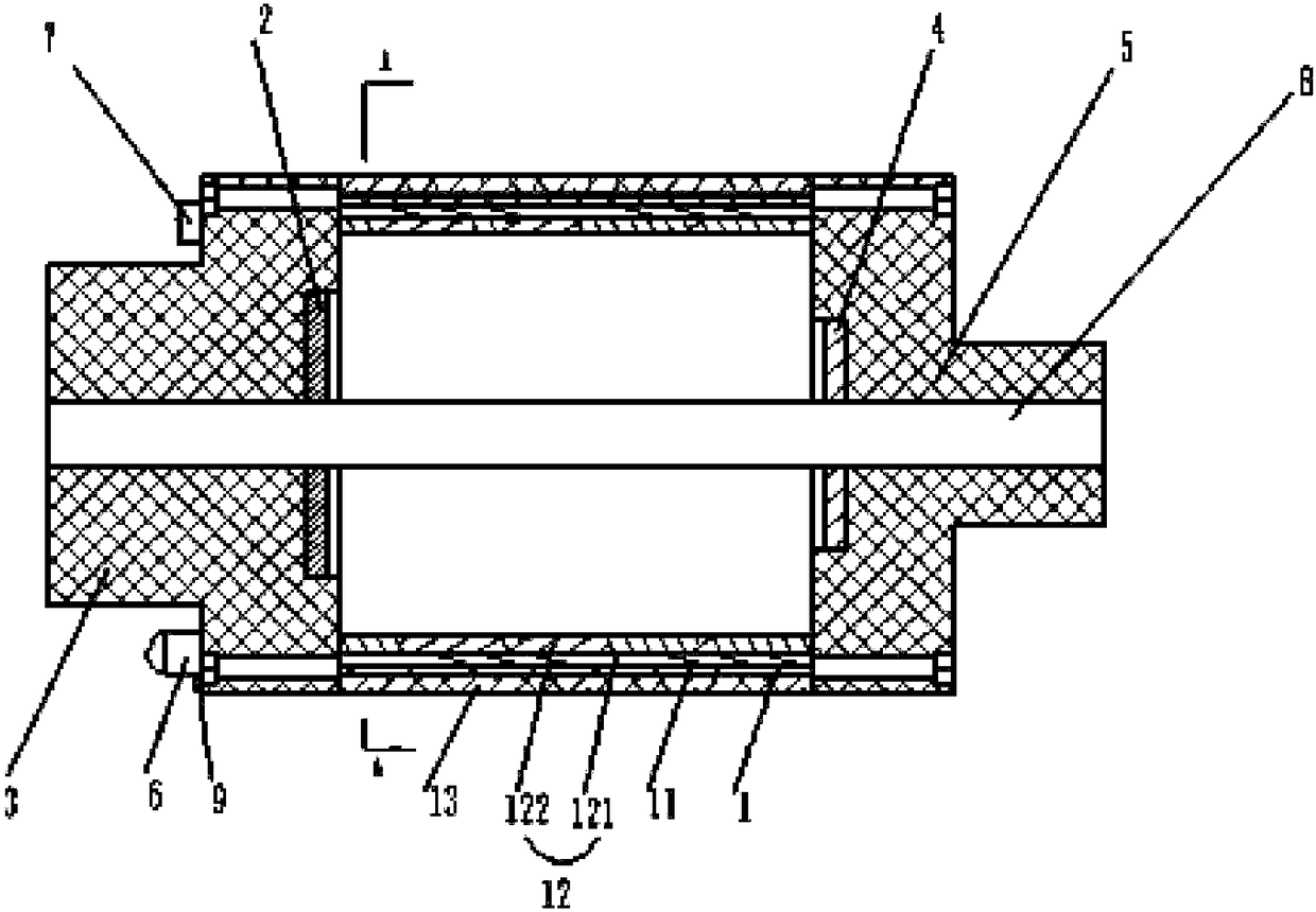 Electricity leakage prevention structure