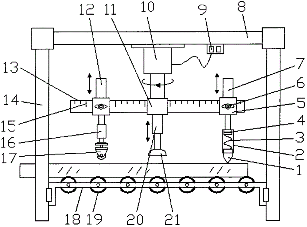 Self-separation and buffering type round glass cutting machine