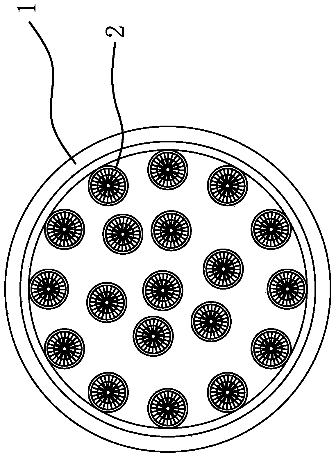 Desulfurization synergistic device used in desulfurization column