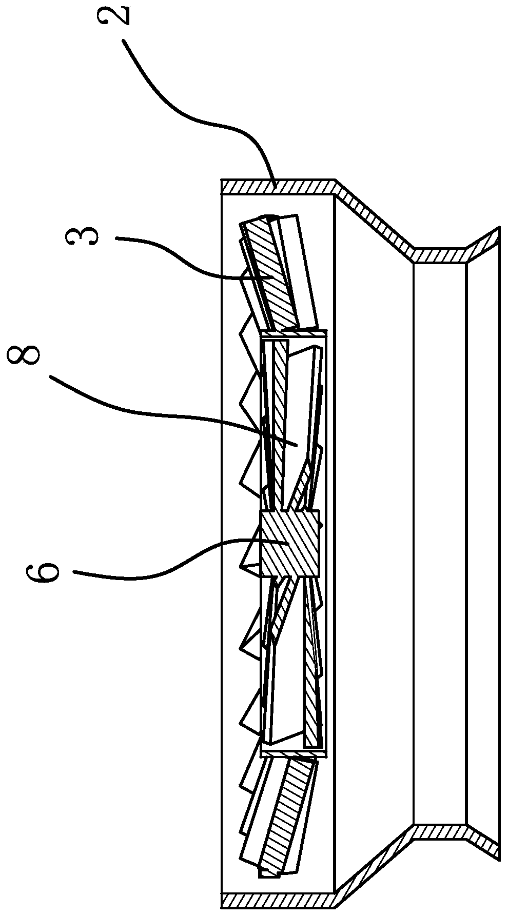 Desulfurization synergistic device used in desulfurization column