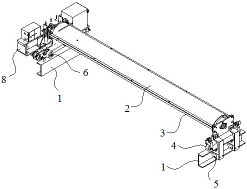 Automatic cleaning device of photovoltaic module