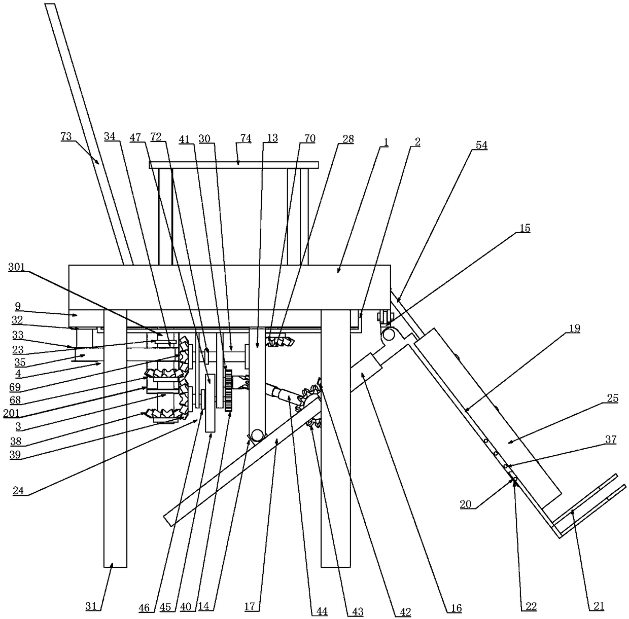 Novel nursing rack for orthopedic surgery department