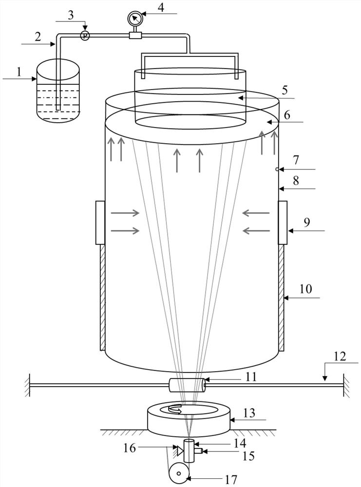 Industrial-grade aluminum oxide continuous fiber thousand-hole spinning channel and bundling device