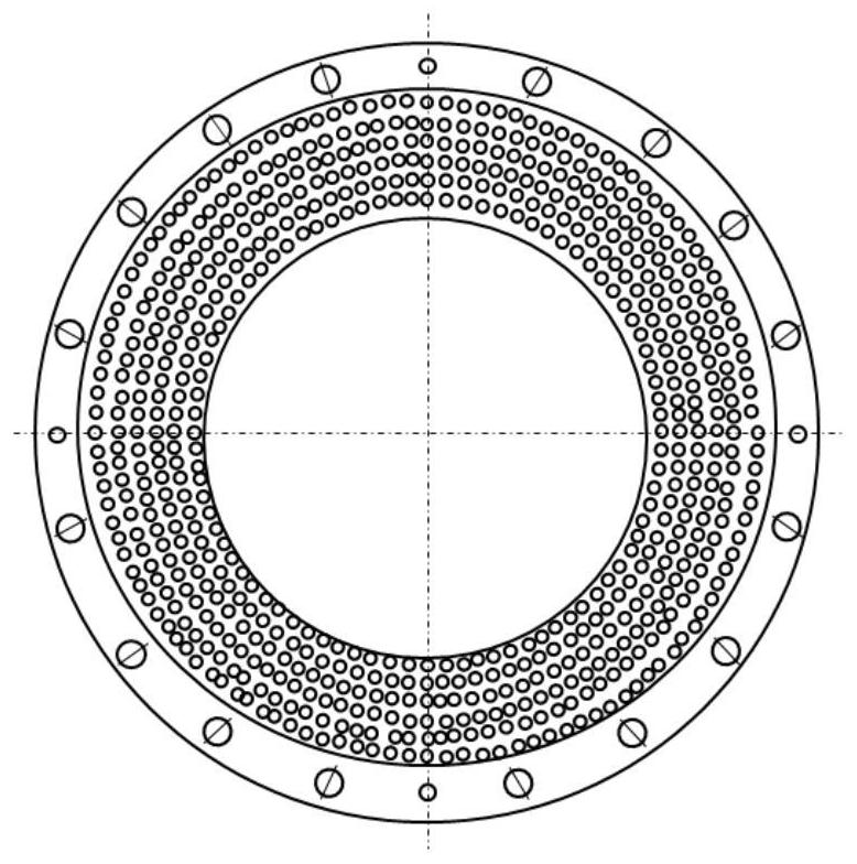 Industrial-grade aluminum oxide continuous fiber thousand-hole spinning channel and bundling device