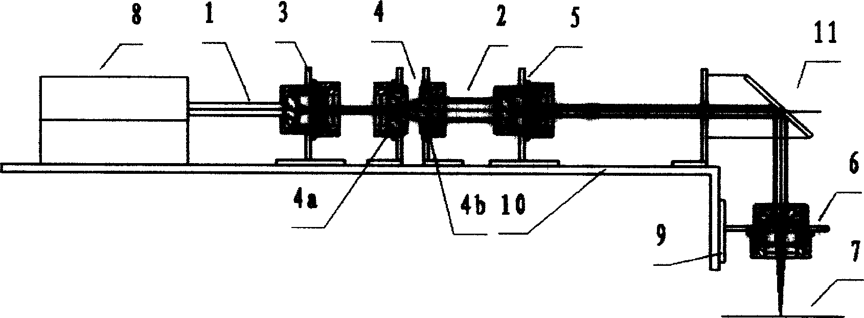 Laser circular cutting punching method and its device