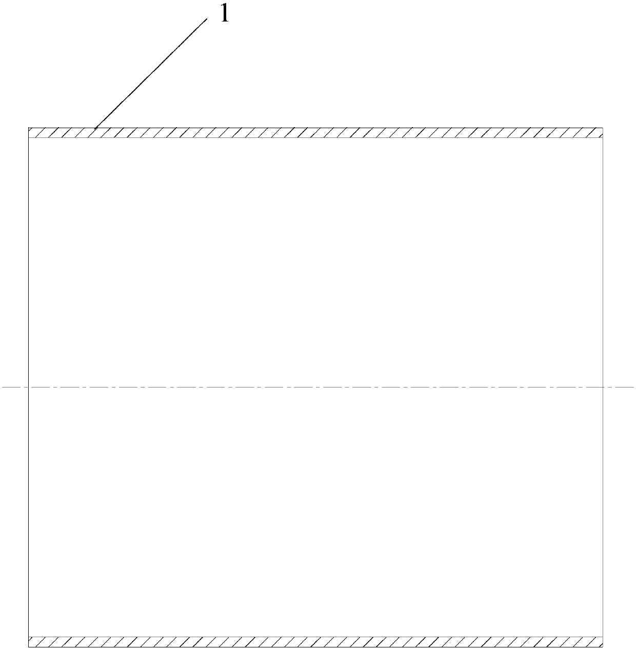 Winding drum welding method and winding drum