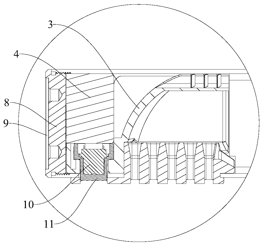 Faucet type drying device