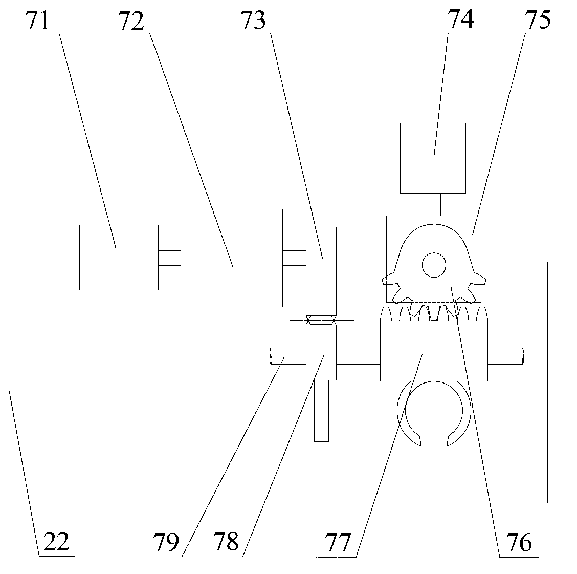 Synchronizer-free shifting system for regulating speed of intermediate shaft of electric automobile