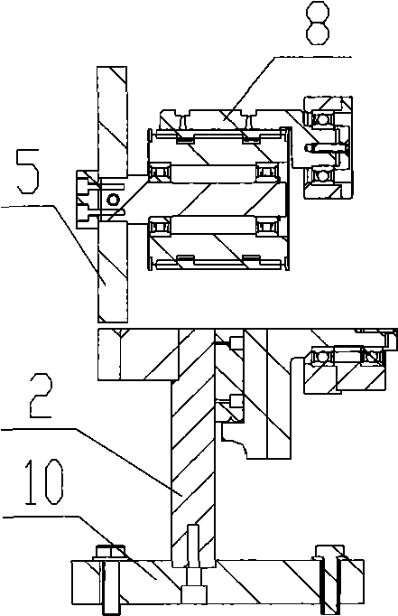 Slant push device and method for pushing off products of stacking machine