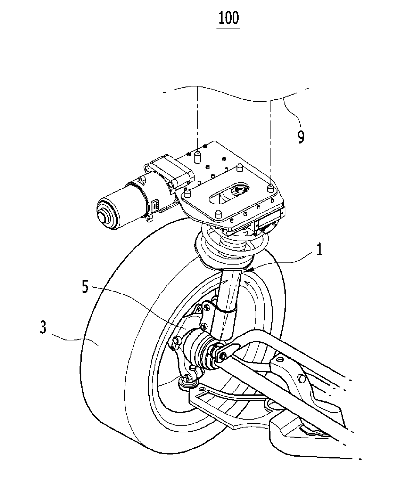 Caster active geometry control system