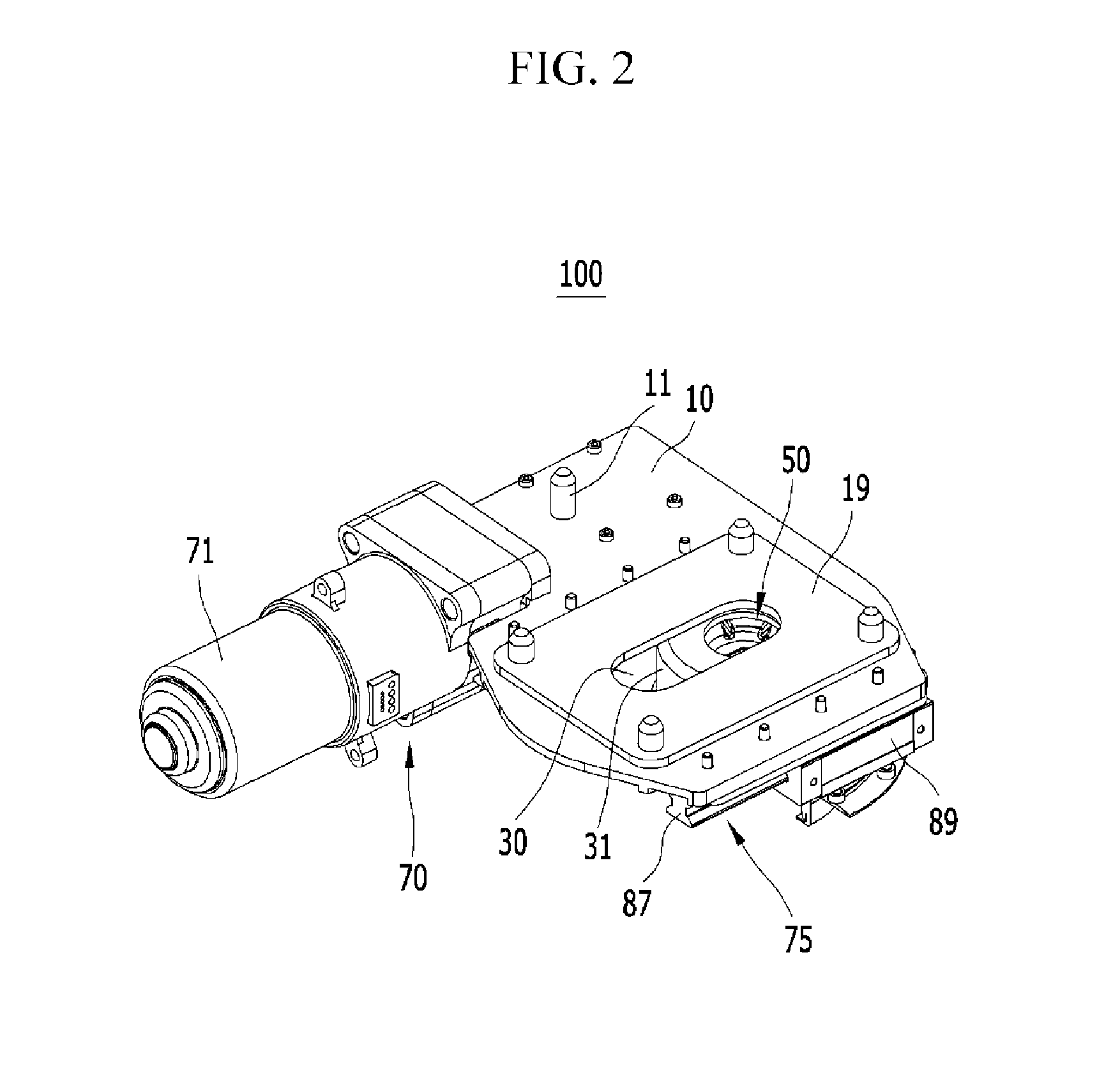 Caster active geometry control system