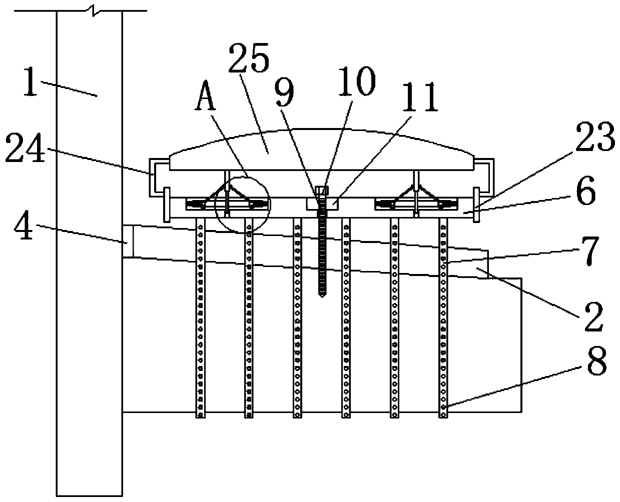 Stone material for aprons and installation method