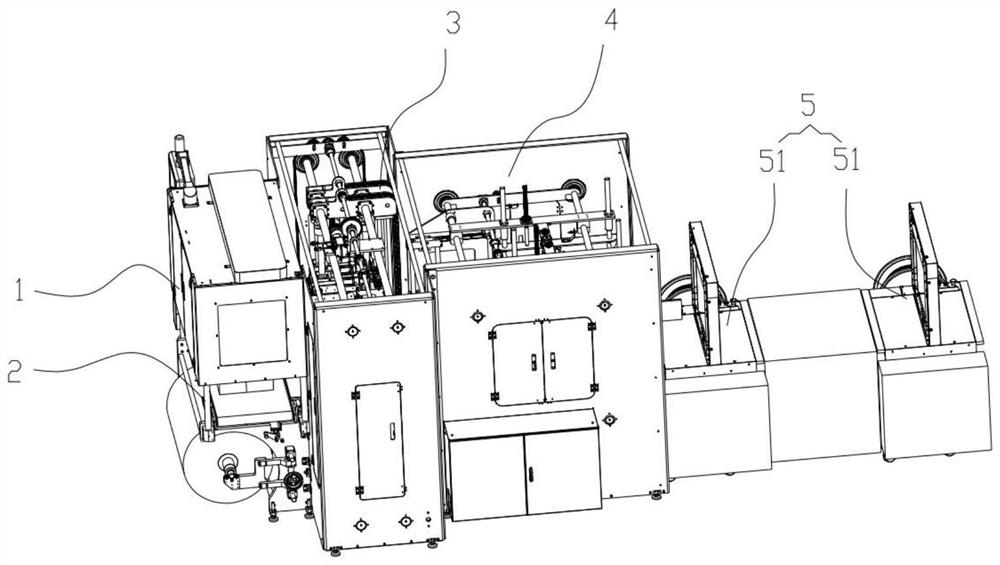 Wrapping paper type packaging system