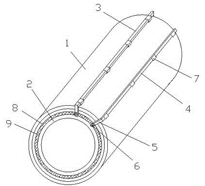 Free skin strutting and fetching auxiliary device