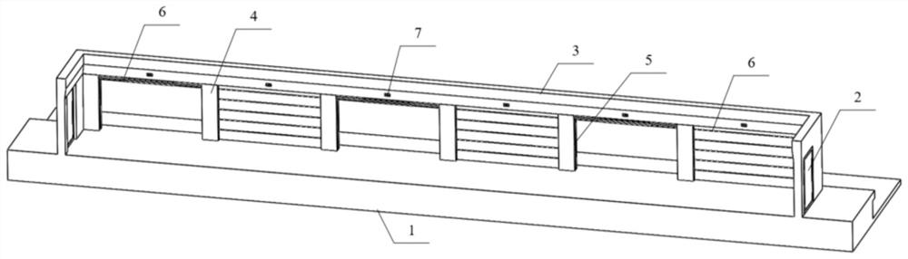 Lifting folding type platform protection device suitable for various vehicle types