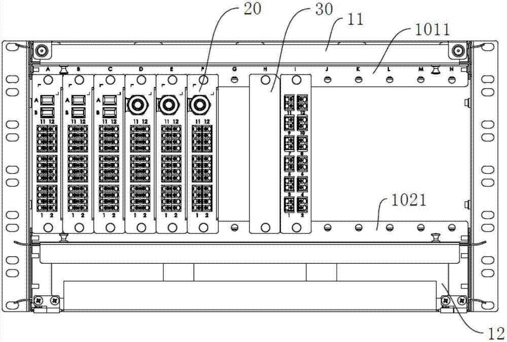 Optical fiber distribution box