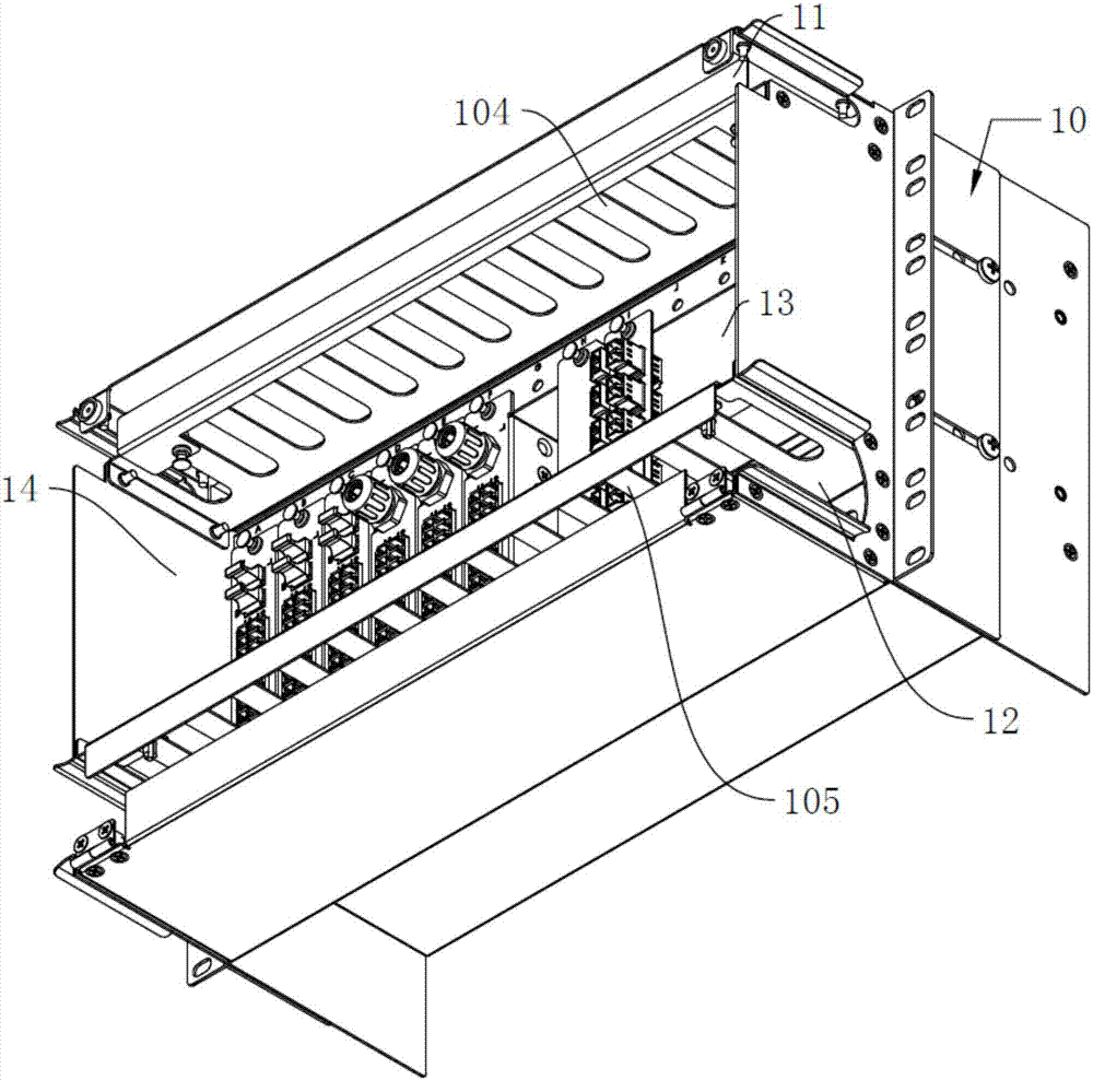 Optical fiber distribution box