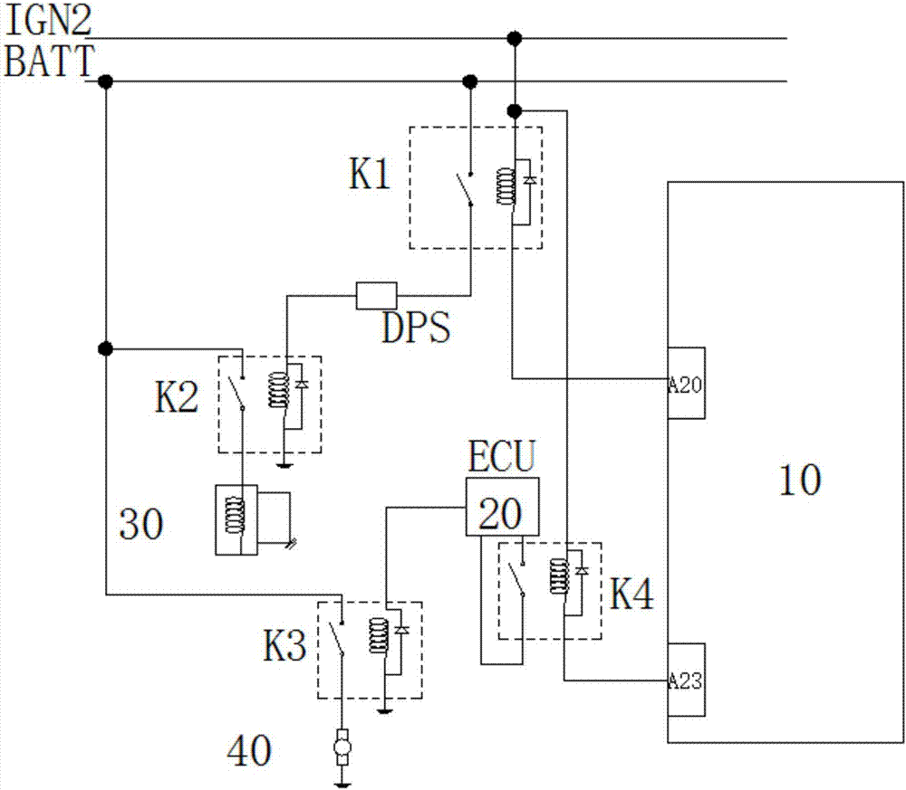 Automobile air conditioner control system