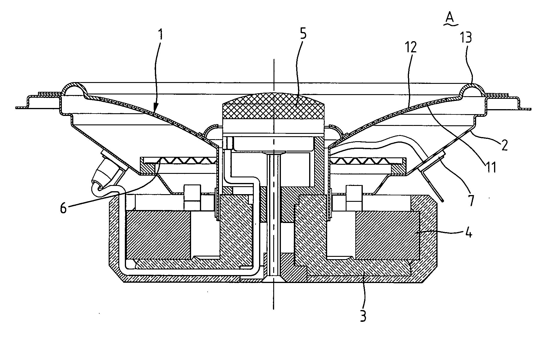 Drum paper of loudspeaker covered with metallic layer