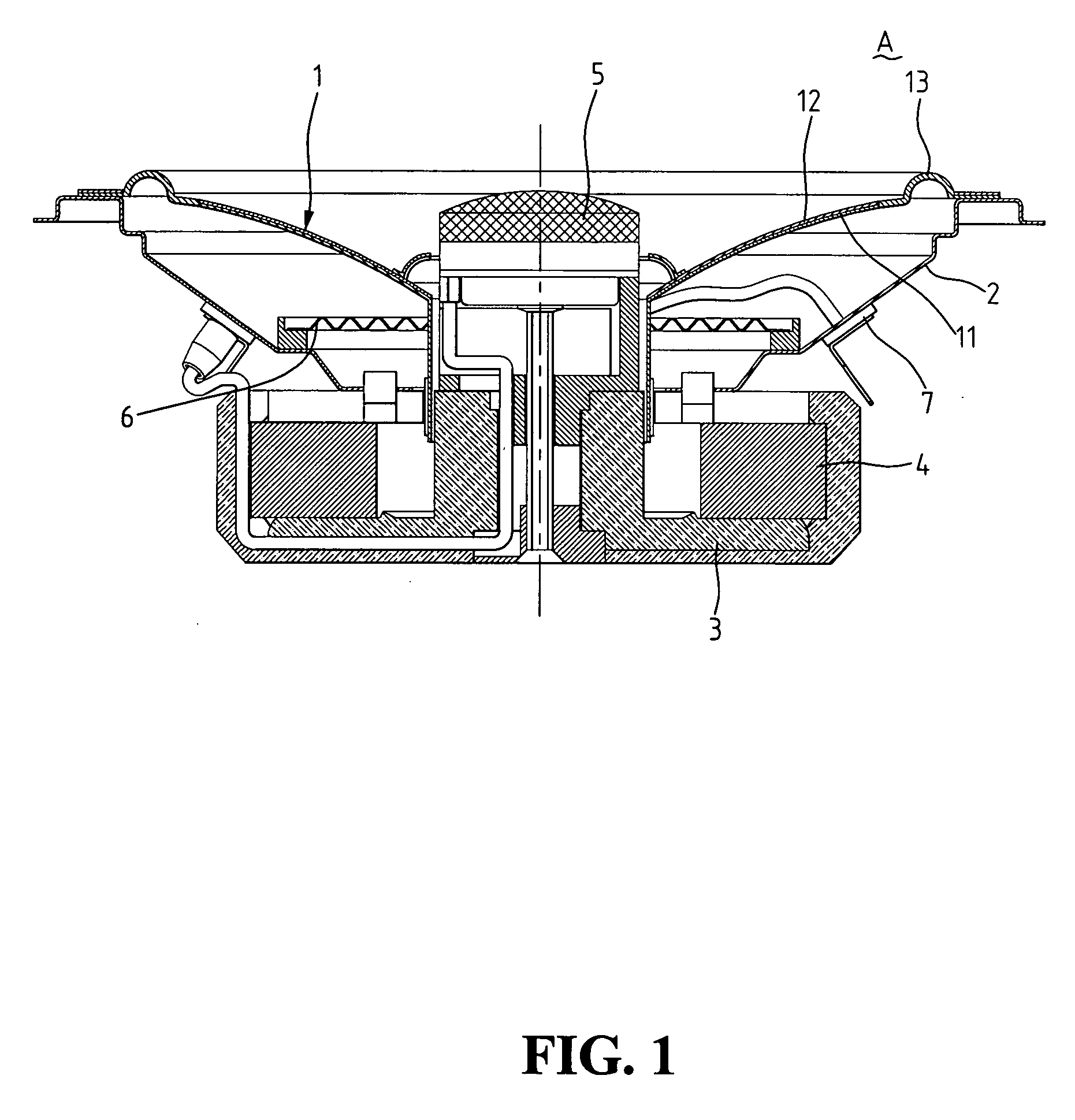 Drum paper of loudspeaker covered with metallic layer