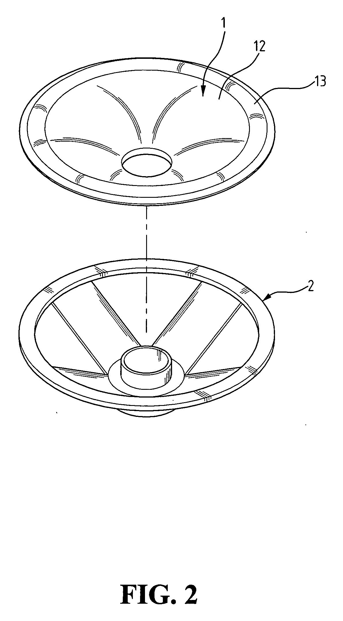 Drum paper of loudspeaker covered with metallic layer