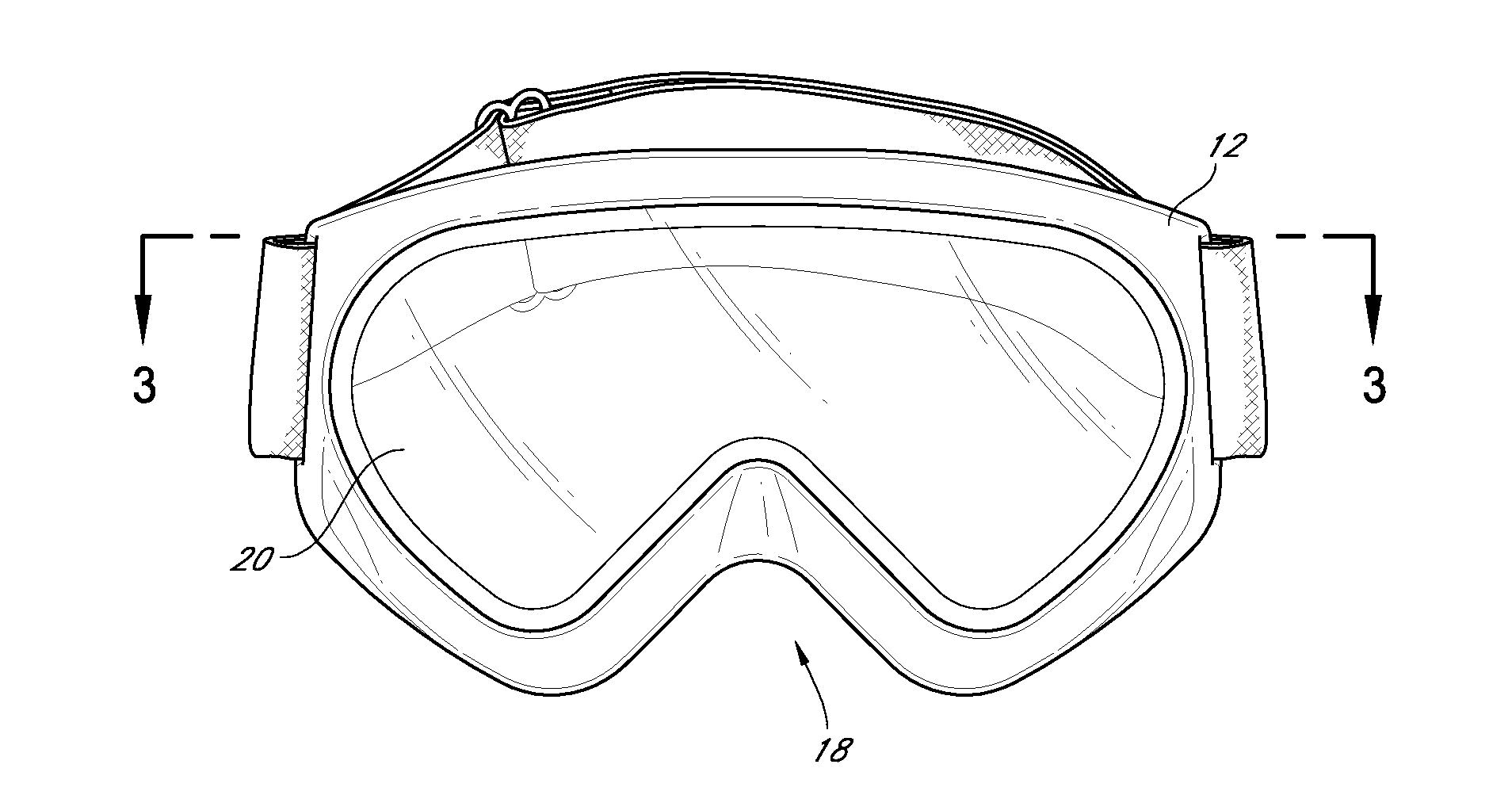 Eyewear with rigid lens support