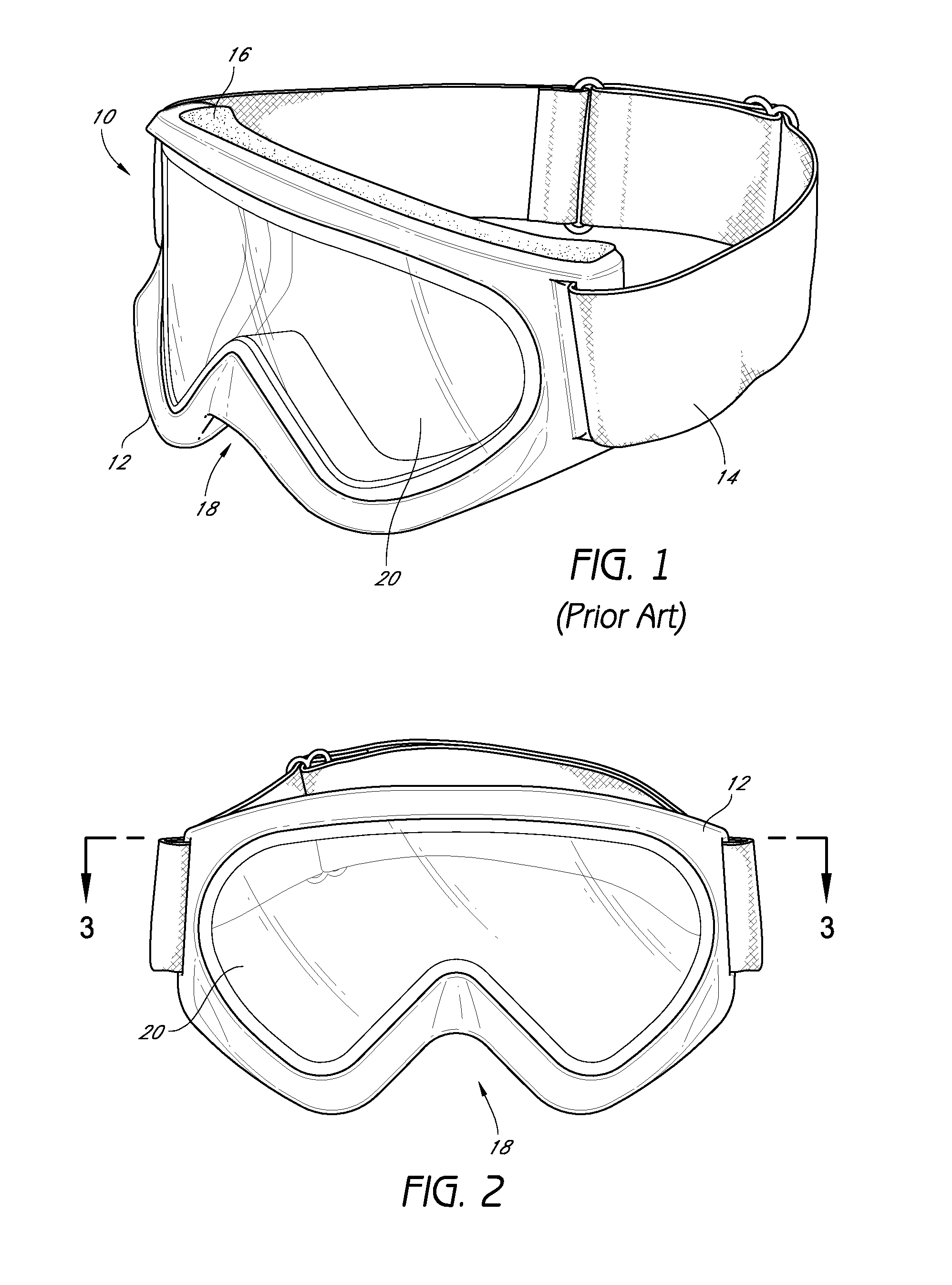 Eyewear with rigid lens support