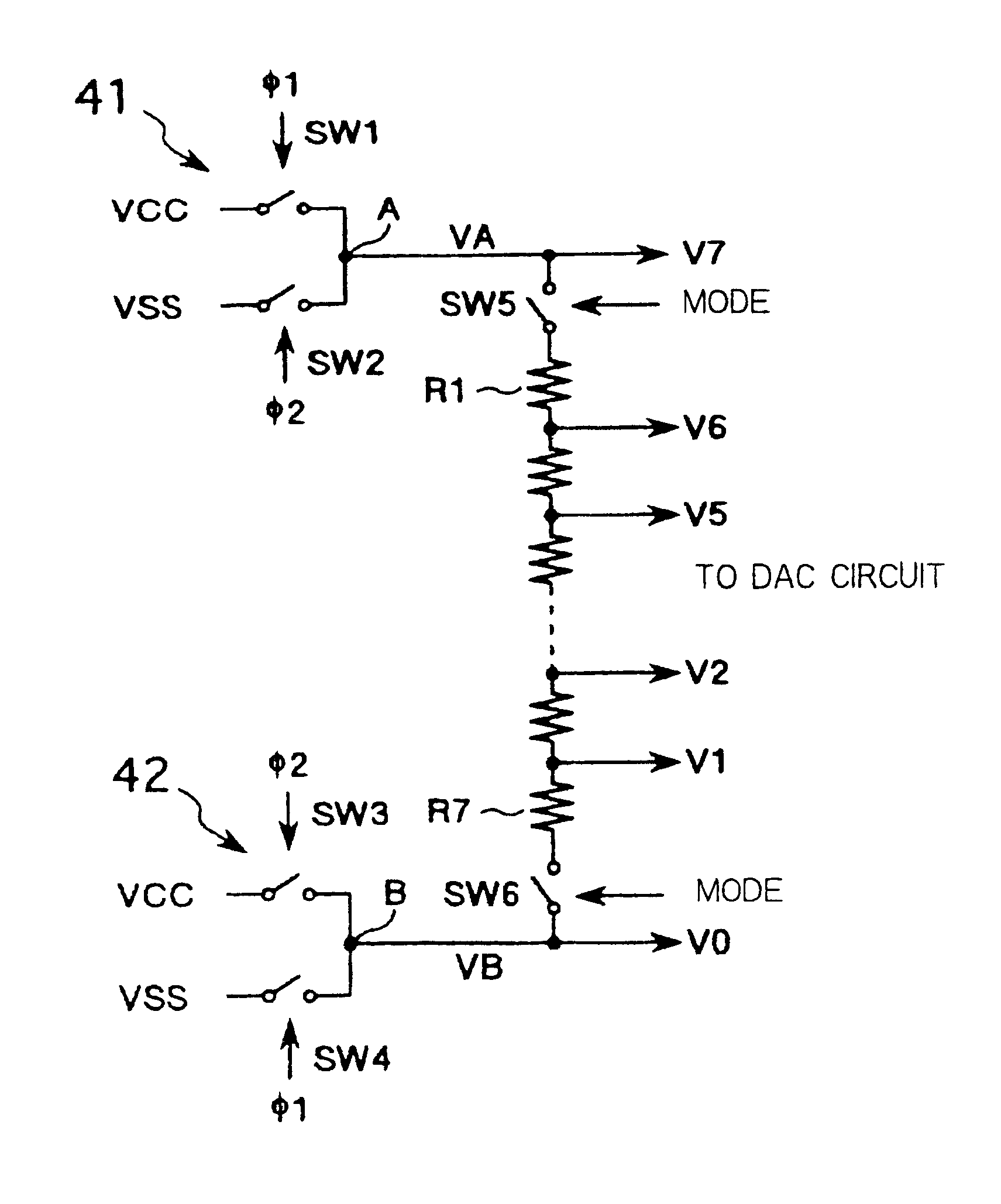 Active matrix type display apparatus and portable terminal using the same