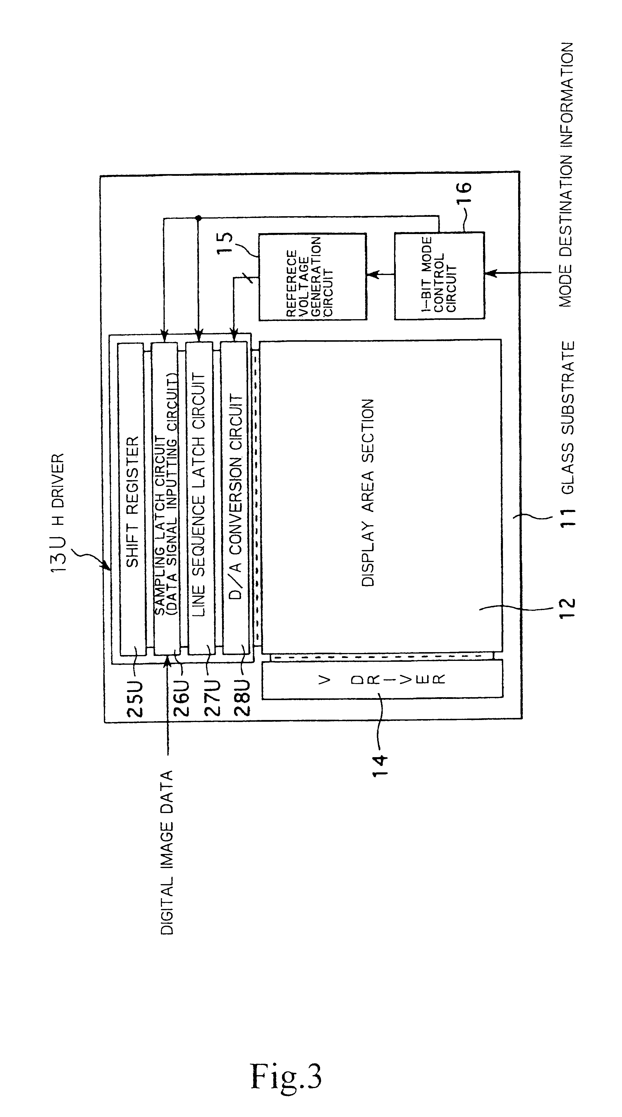 Active matrix type display apparatus and portable terminal using the same