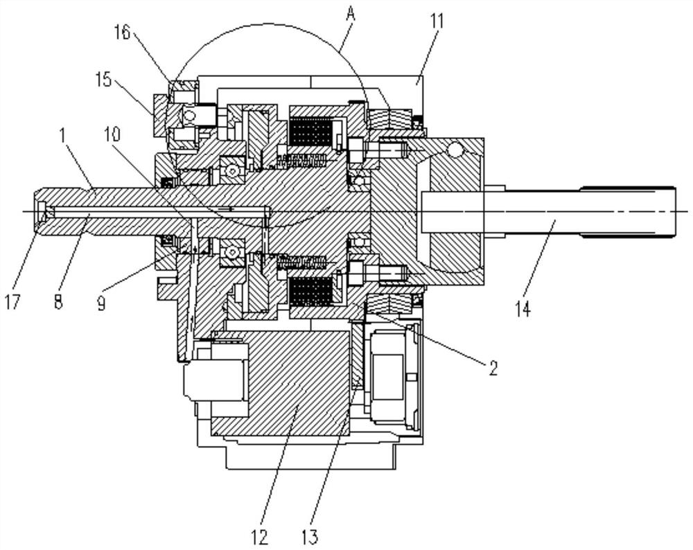 Front PTO transmission system, transmission case and tractor