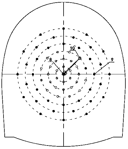 A fast positioning method for grouting holes in tunnel curtains