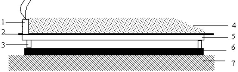 Explosive welding method for large-area lead-steel composite board