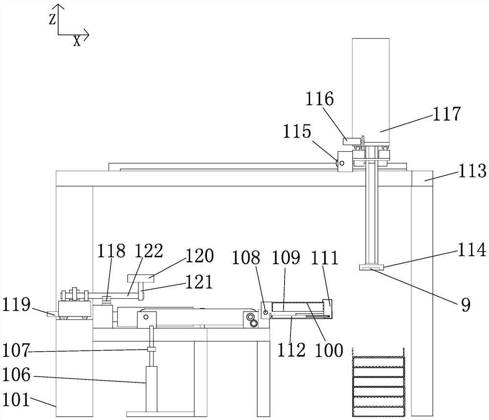 Automatic sawing, punching and milling machining equipment for aluminum templates