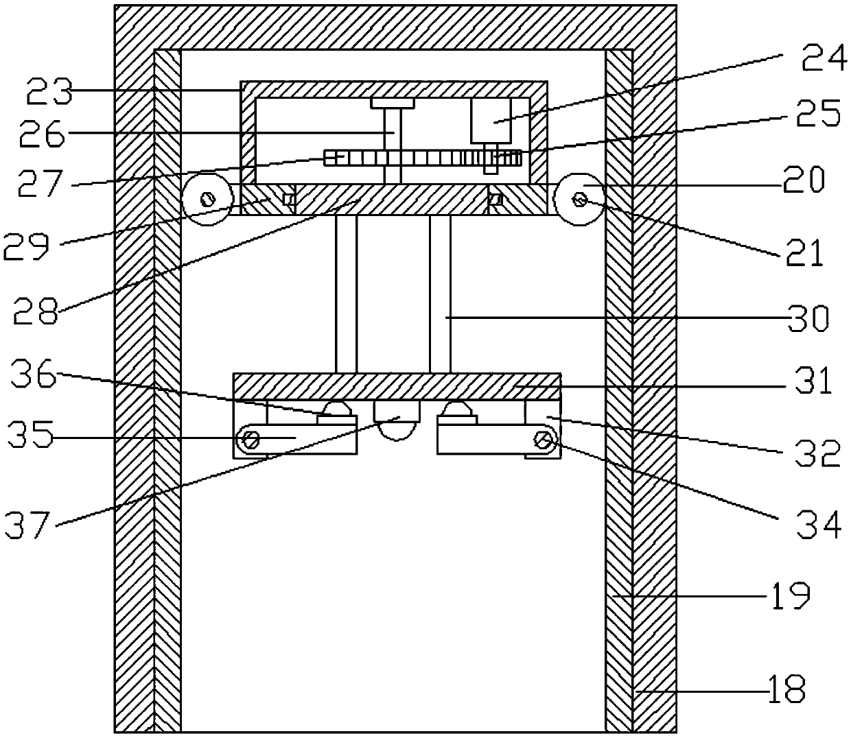 CT scanning detecting device for drugs