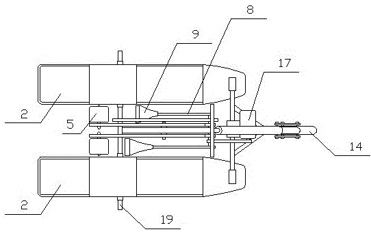 A beach and land dual-purpose boat