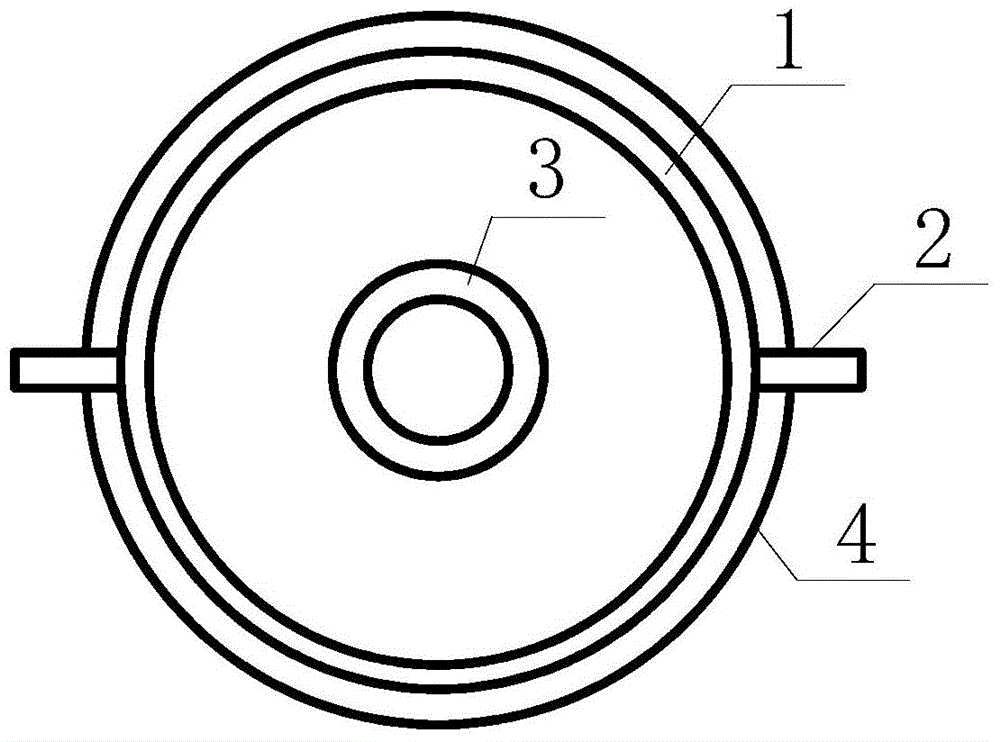 Novel tensile strength testing device for core sample