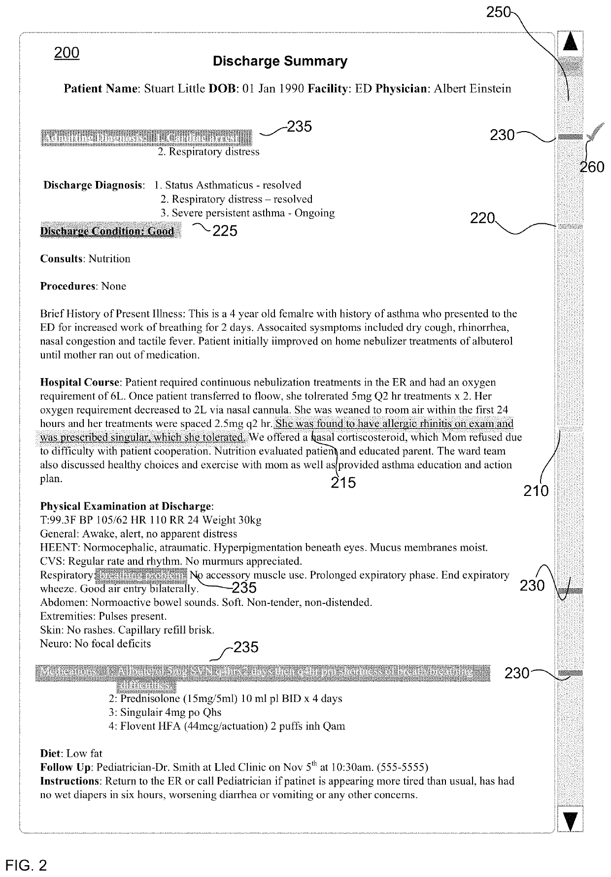 Responsive clinical report viewer