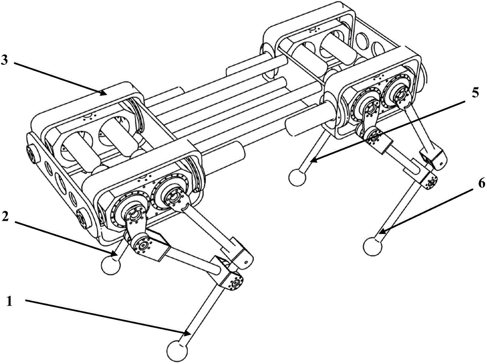 Four-footed robot